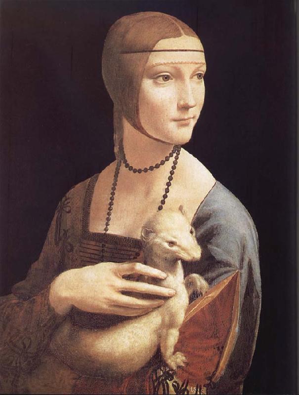 Leonardo  Da Vinci Lady with Emine France oil painting art
